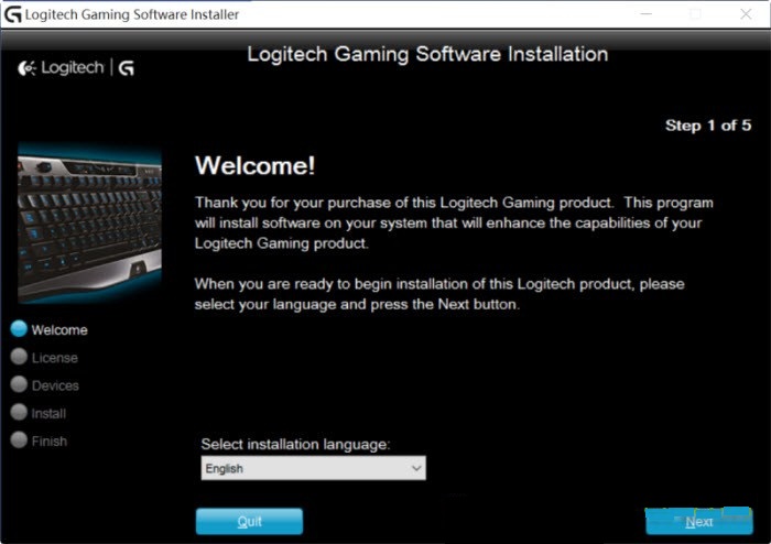 download logitech gaming software